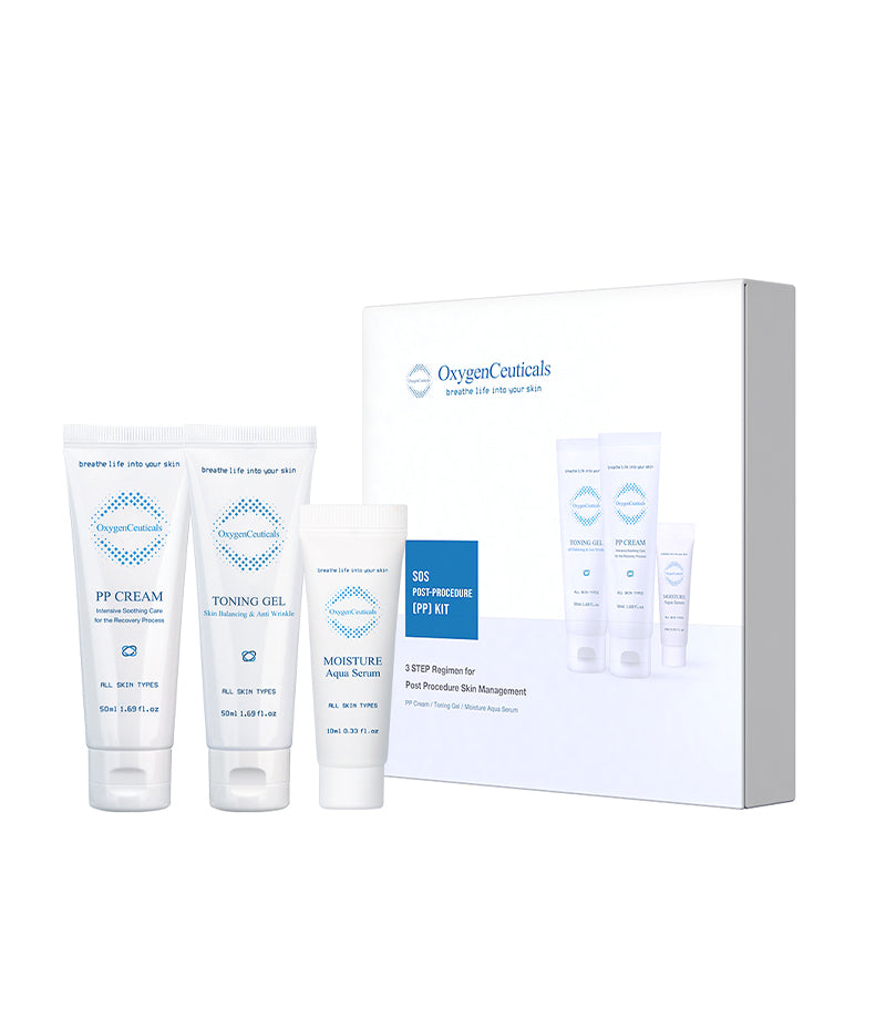 Oxygen Ceuticals SOS PP Kit box rinkinys Oxygen Ceuticals SOS PP Kit box rinkinys