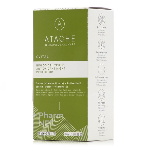 Atache C Vital Biological Triple Antioxidant Night Protector 15ml + 30ml Atache C Vital Biological Triple Antioxidant Night Protector 15ml + 30ml
