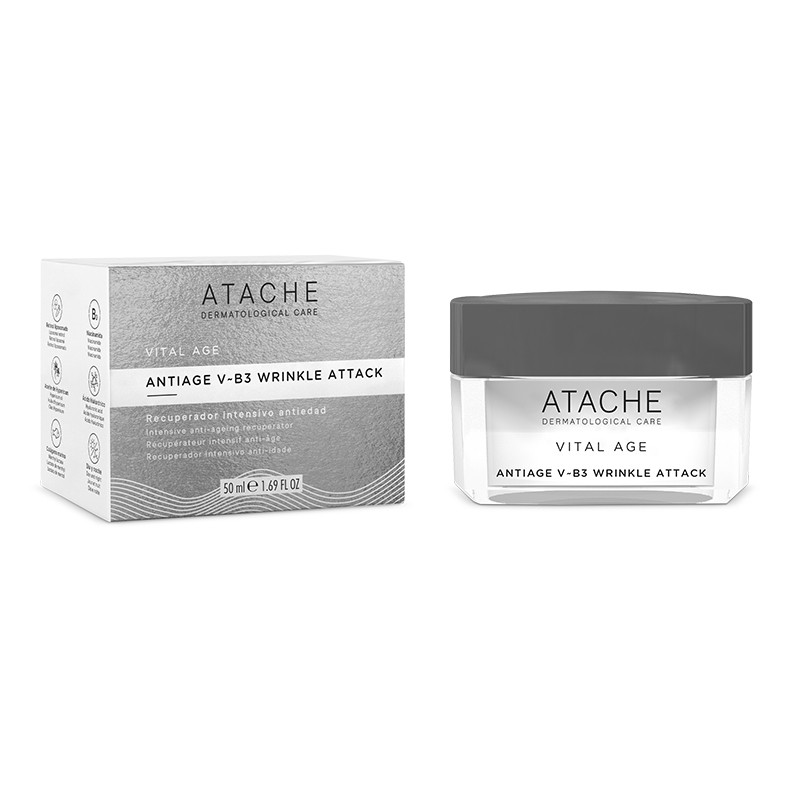 ATACHE VITAL AGE Antiage V~B3 Wrinkle attack cream 50 ml. ATACHE VITAL AGE Antiage V~B3 Wrinkle attack cream 50 ml.